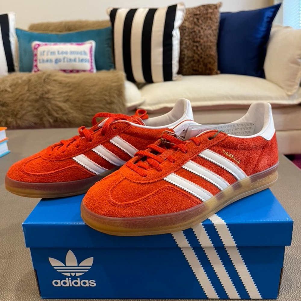 Adidas Gazelle Bold Orange Gum
